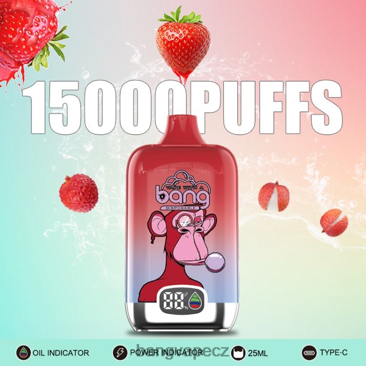 VNBN611 Bang Vape Digital Smart Screen 15000 šluků 25ml jednorázový | Bang Vape CZ