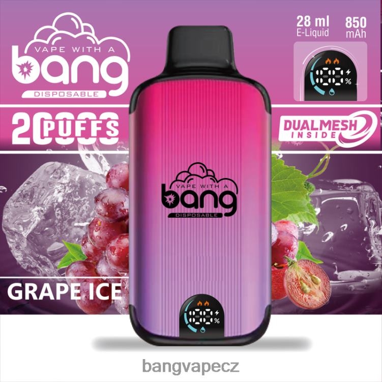 VNBN63 Bang Vape Digital Smart Screen 20 000 potahů jednorázový | Vape Gang Praha