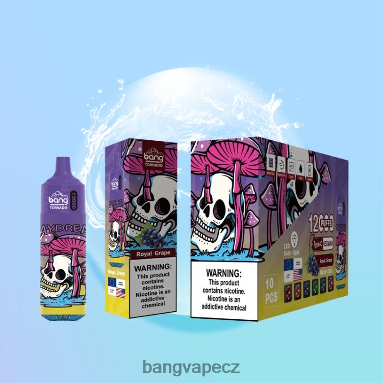 VNBN64 Bang Vape Tornado 12 000 šluků s led a síťovou cívkou jednorázový | Bang Vape Brno
