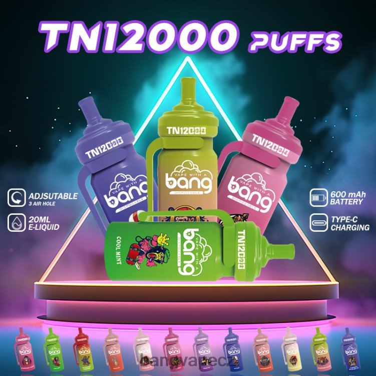 VNBN65 Bang Vape TN12000 pod se síťovou cívkou jednorázový | Vape Gang Disposables