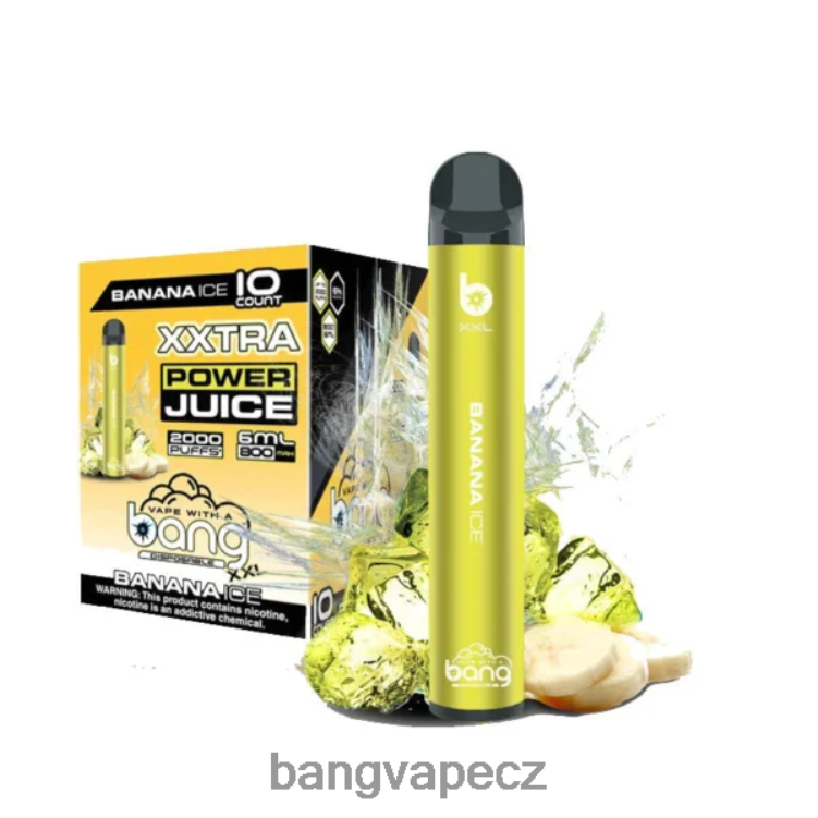 VNBN613 Bang Vape XXL 2000 potahů banánový led | Vape Gang Praha