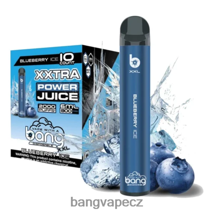 VNBN614 Bang Vape XXL 2000 potahů borůvkový led | Bang Vape Brno