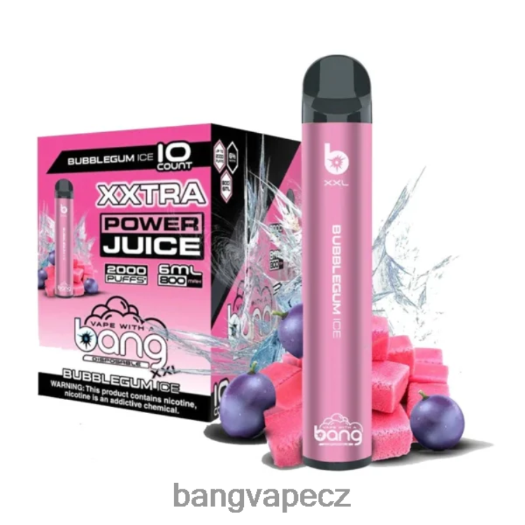 VNBN615 Bang Vape XXL 2000 potahů žvýkačkový led | Vape Gang Disposables