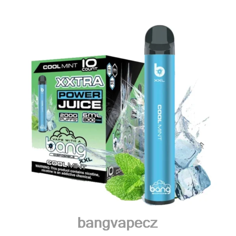 VNBN616 Bang Vape XXL 2000 potahů chladná máta | Bang Disposable Vape Flavors