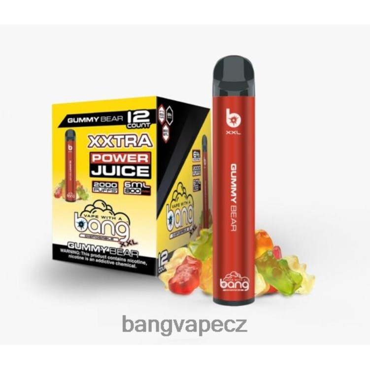 VNBN617 Bang Vape XXL 2000 potahů Gumový medvídek | Bang Vape Disposable