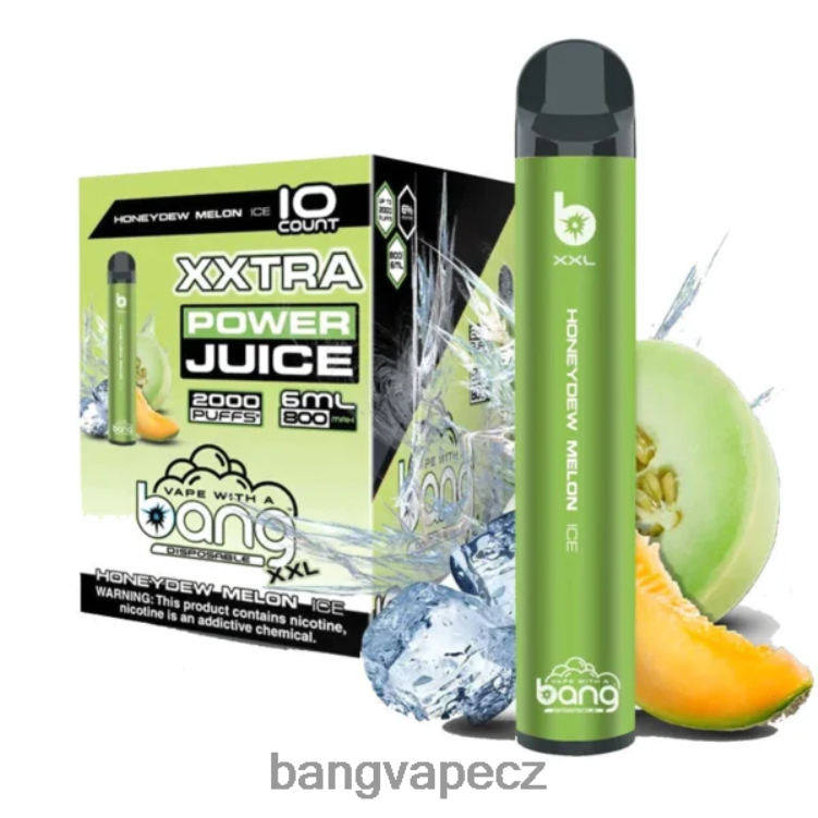 VNBN618 Bang Vape XXL 2000 potahů medový meloun led | Bang Box Vape Cena