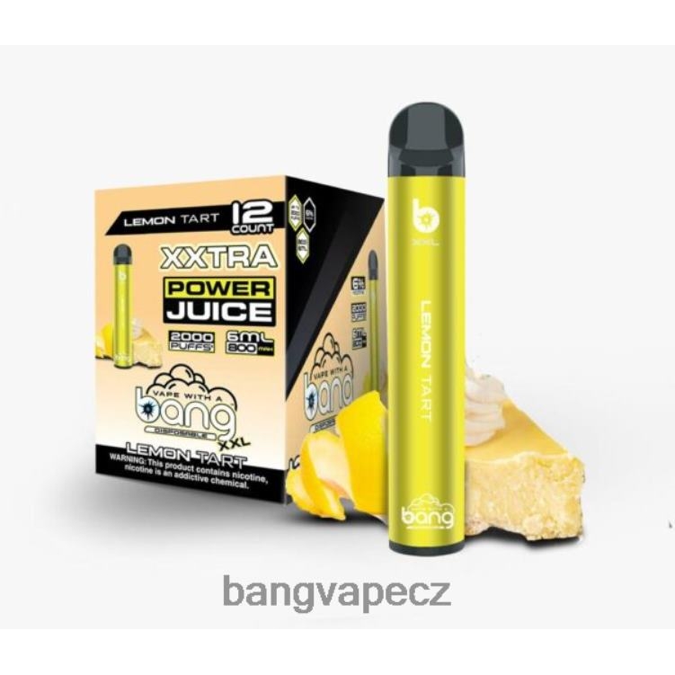 VNBN619 Bang Vape XXL 2000 potahů citronový koláč | Bang Disposable Vape Review